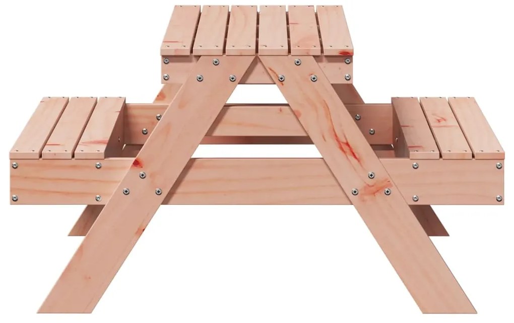 Mesa piquenique p/ crianças 88x97x52 cm madeira douglas maciça