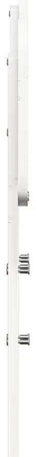 Cabeceira 90 cm madeira de pinho maciça branco
