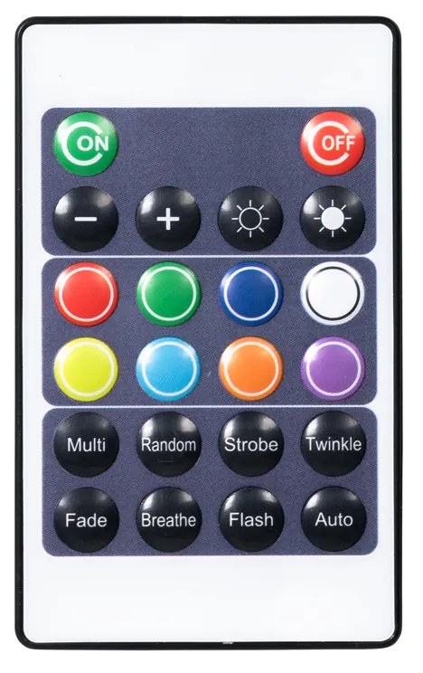 Fios de luzes exteriores 10m incl. LED 10 luzes RGBW solar - Russell