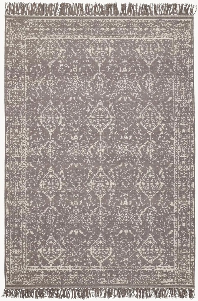 Tapete em lã artesanal de pelo curto Dolzago