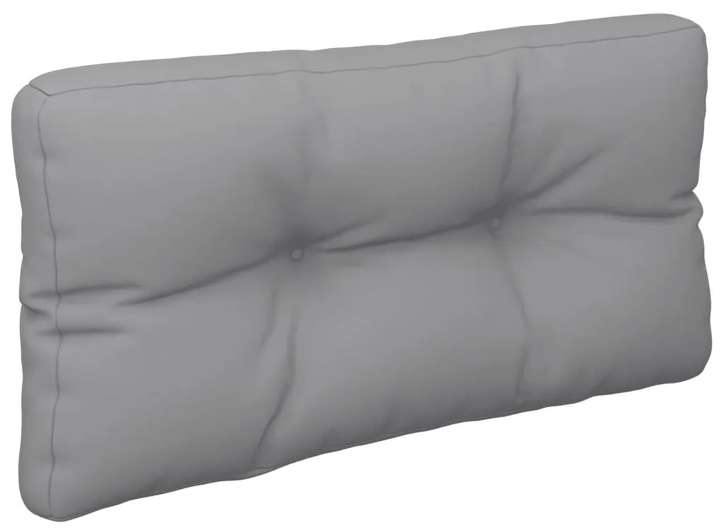 Almofadão para sofá de paletes 80x40x12 cm tecido cinza