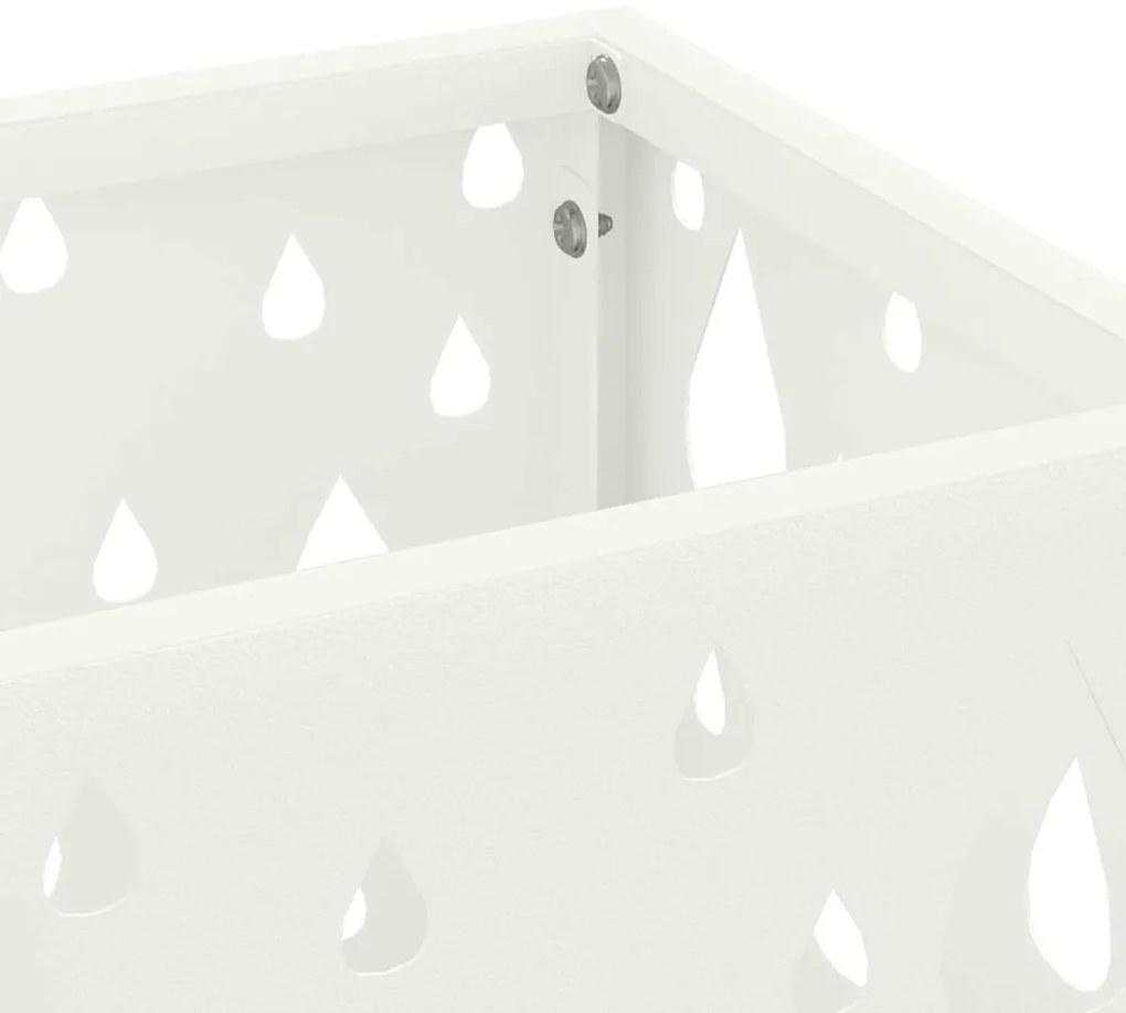 Suporte para Guarda-Chuva Branco Metal Padrão