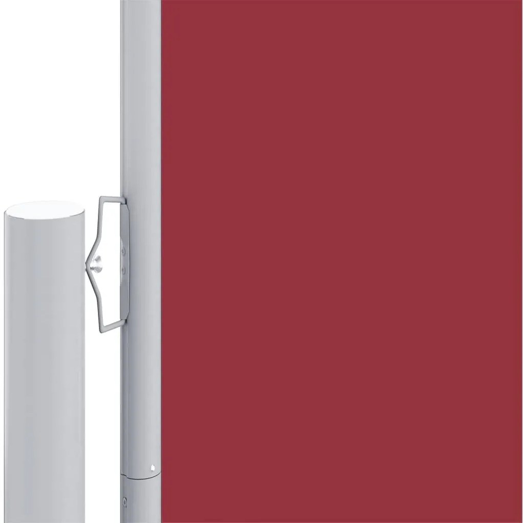 Toldo lateral retrátil 200x600 cm vermelho