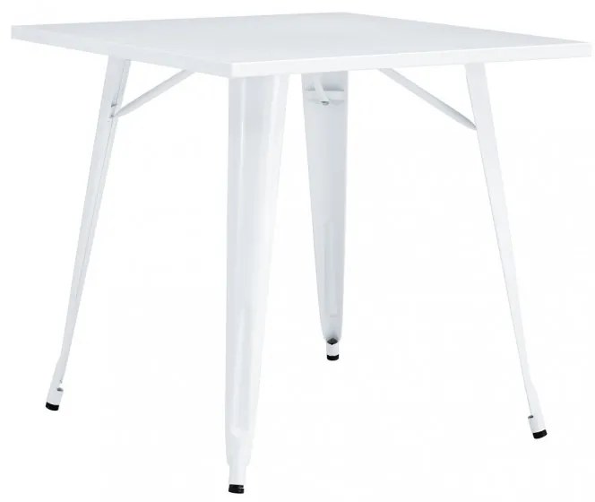 Mesa Cozinha e Sala de Jantar  Mesa TOL EK LIMITED, aço, branca, 80x80 cms