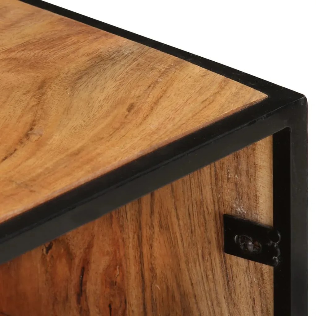 Móvel de TV 110x30x45 cm madeira de acácia maciça