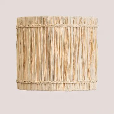 Aplique De Parede Em Fibra Girul Natural - Sklum