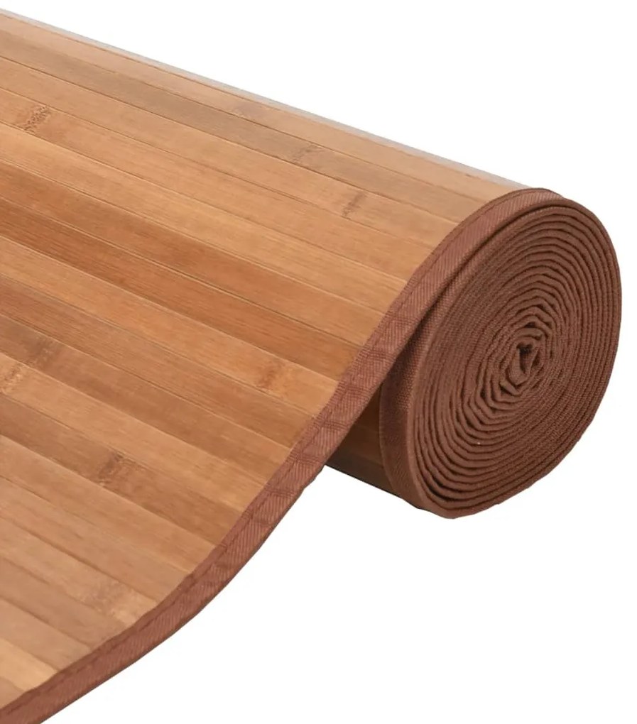 Tapete retangular 60x300 cm bambu cor natural