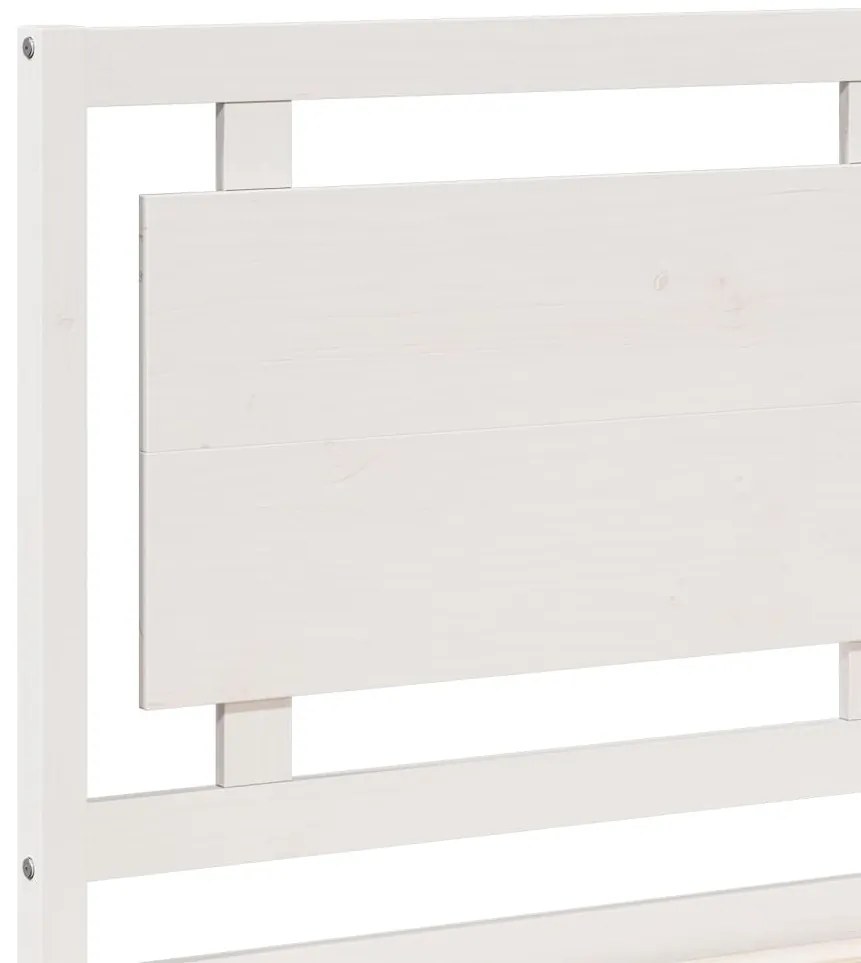 Cama extra longa sem colchão 160x210 cm madeira maciça
