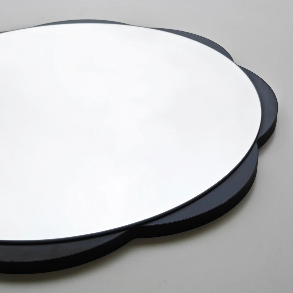 Espelho Fiore – Preto – 65 cm x 65 cm