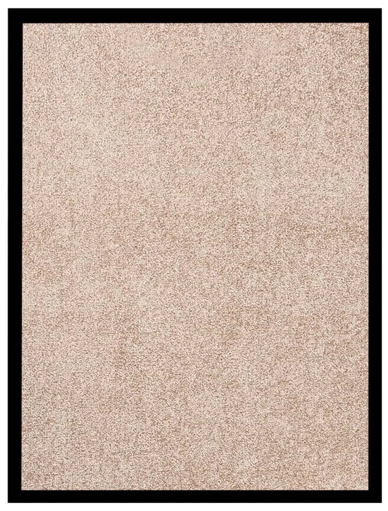 Tapete de porta 40x60 cm bege
