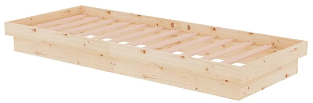 Estrutura cama pequena solteiro 75x190 cm madeira maciça