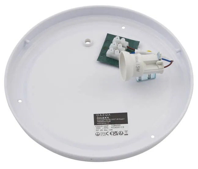 Candeeiro de teto de vime oriental com preto 30cm - Tremmo