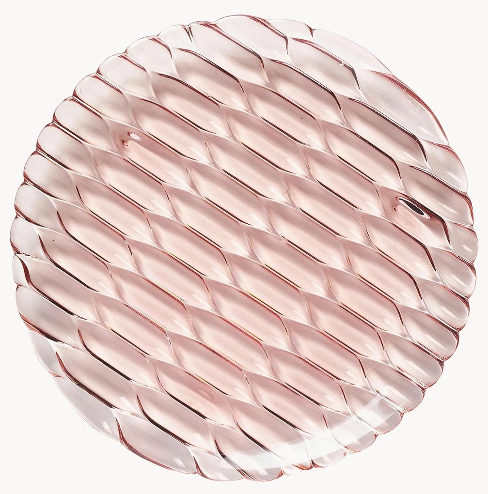 Pratos de pequeno-almoço com padrão estruturado Jellies, conjunto de 4