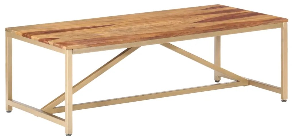 Mesa de centro 120x60x40 cm madeira maciça