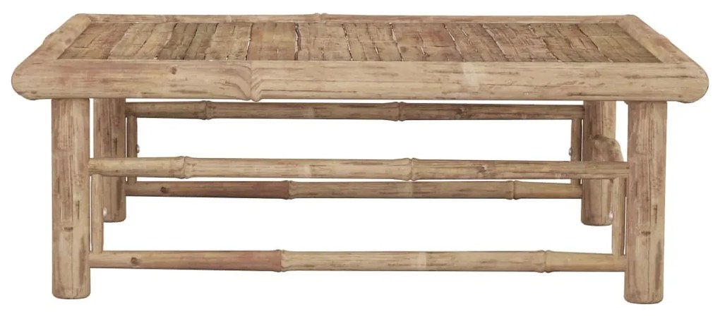 Mesa de jardim 65 x 65 x 30 cm bambu