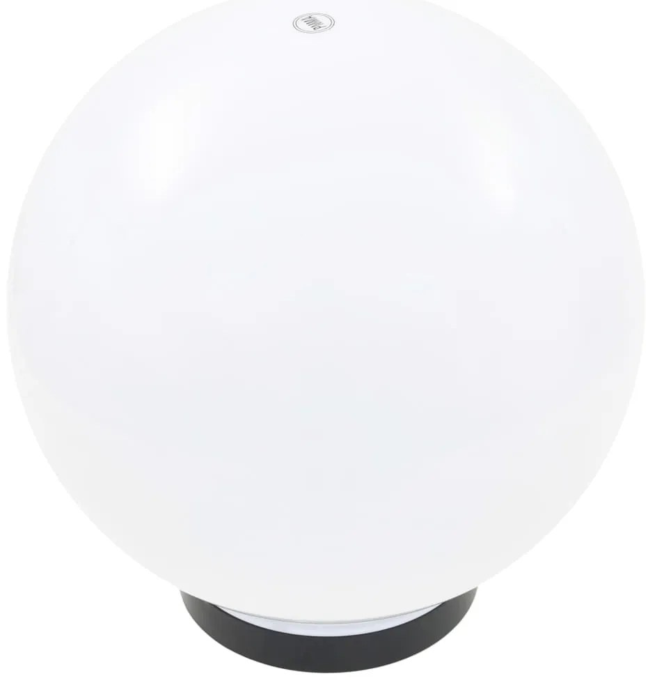 Candeeiros esféricos LED 4 pcs 25 cm PMMA