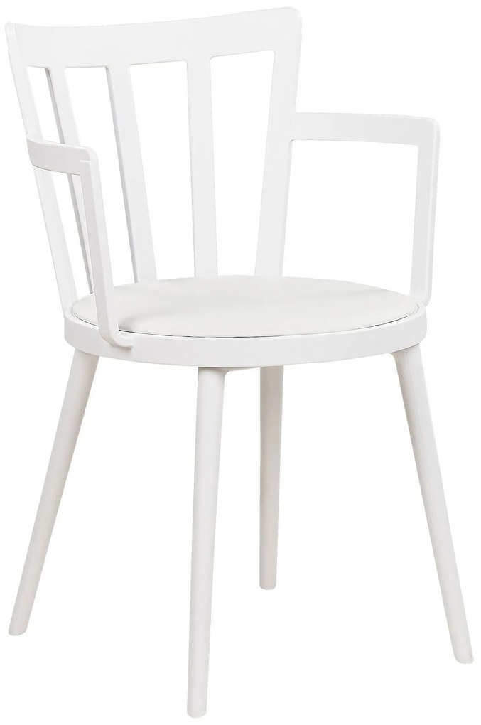 Conjunto de 4 cadeiras de jantar brancas MORILL Beliani