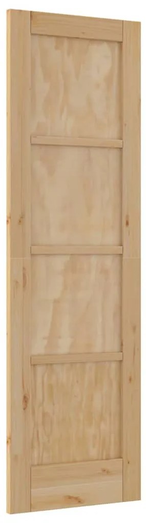 Porta Interior "ORKDAL" 61x198,5 cm de Madeira Sólida de Pinho
