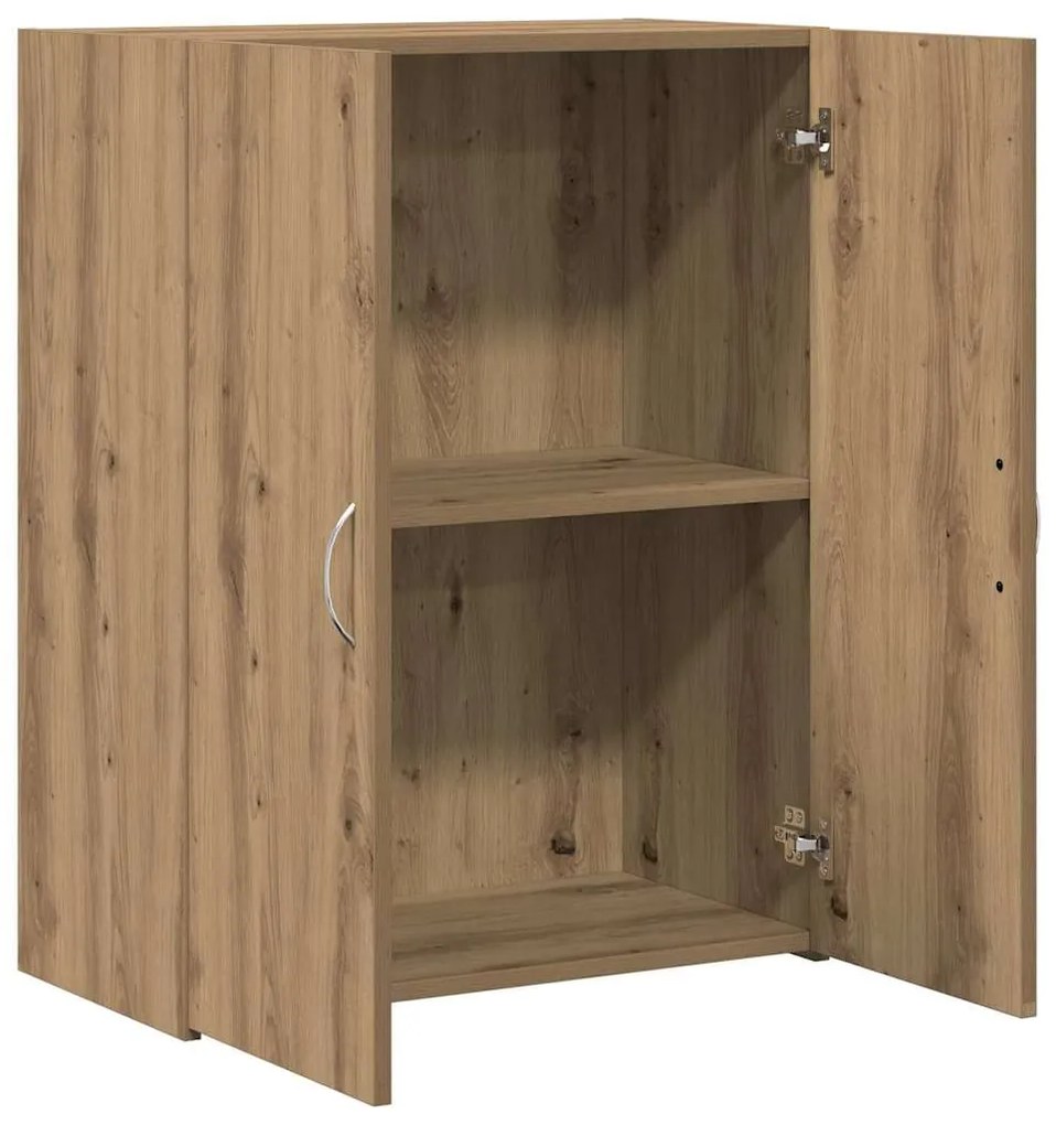 Armário de escritório - Artisan Oak - 60 x 32 x 77,5 cm - Madeira reco