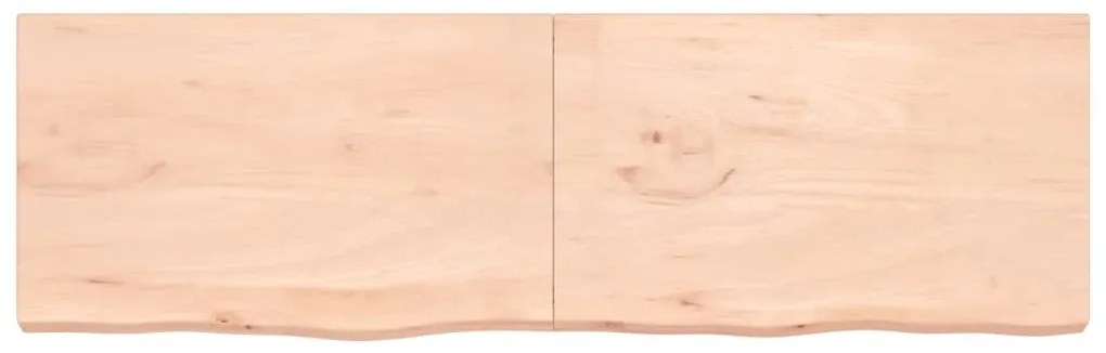 Tampo de mesa 200x60x(2-6) cm carvalho maciço não tratado