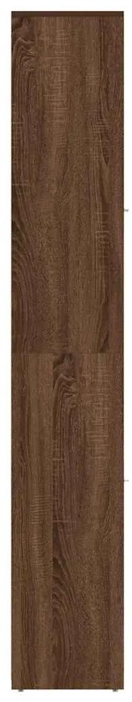 Armário WC 30x30x183,5cm derivados de madeira carvalho castanho
