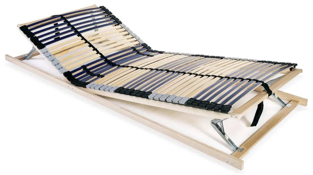 246474 vidaXL Estrado de ripas com 42 ripas 7 zonas 80x200 cm