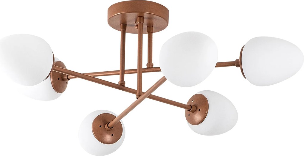 Candeeiro Chandelier Camflo – Cobre – 81 x 81 cm