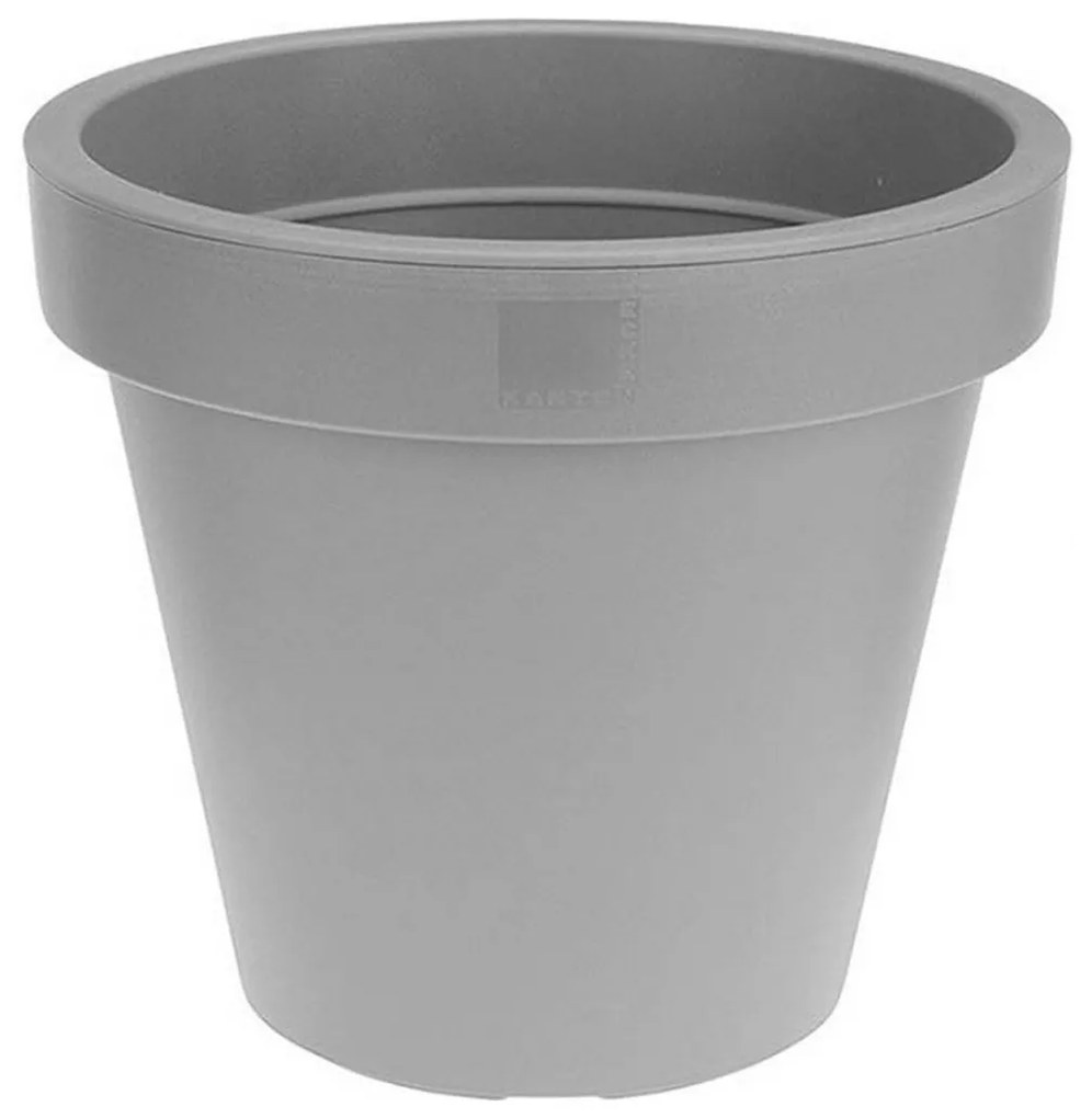 Vaso Plastiken Cinzento Polipropileno (ø 20 cm)