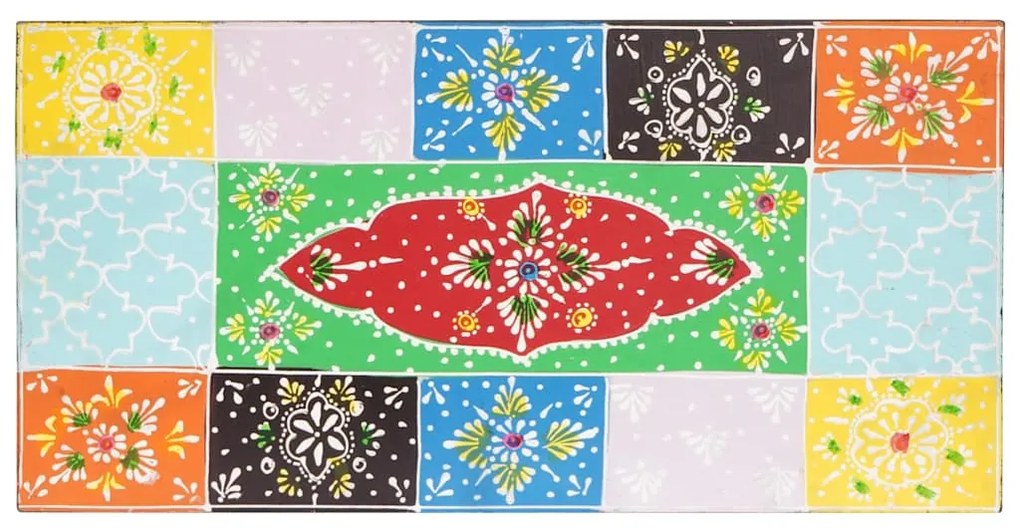 Prateleiras de Parede 2 pcs 40x20x6 cm Madeira Sólida de Mangueira