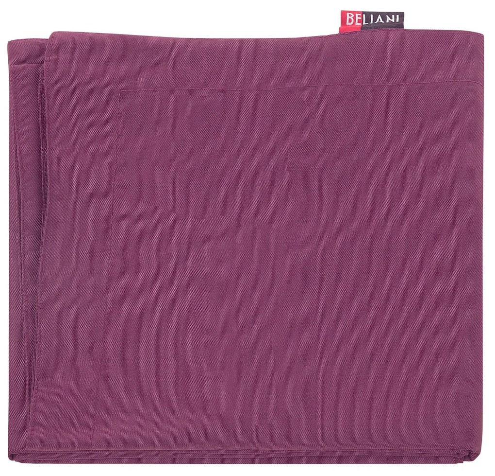 Pufe almofada roxo 140 x 180 cm FUZZY Beliani