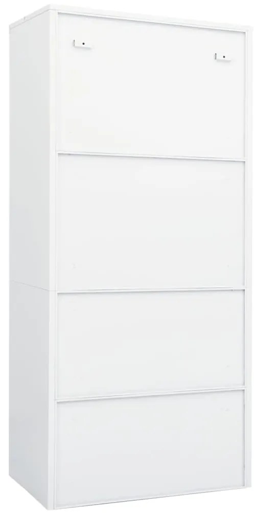 Roupeiro 80x50x180 cm aço branco