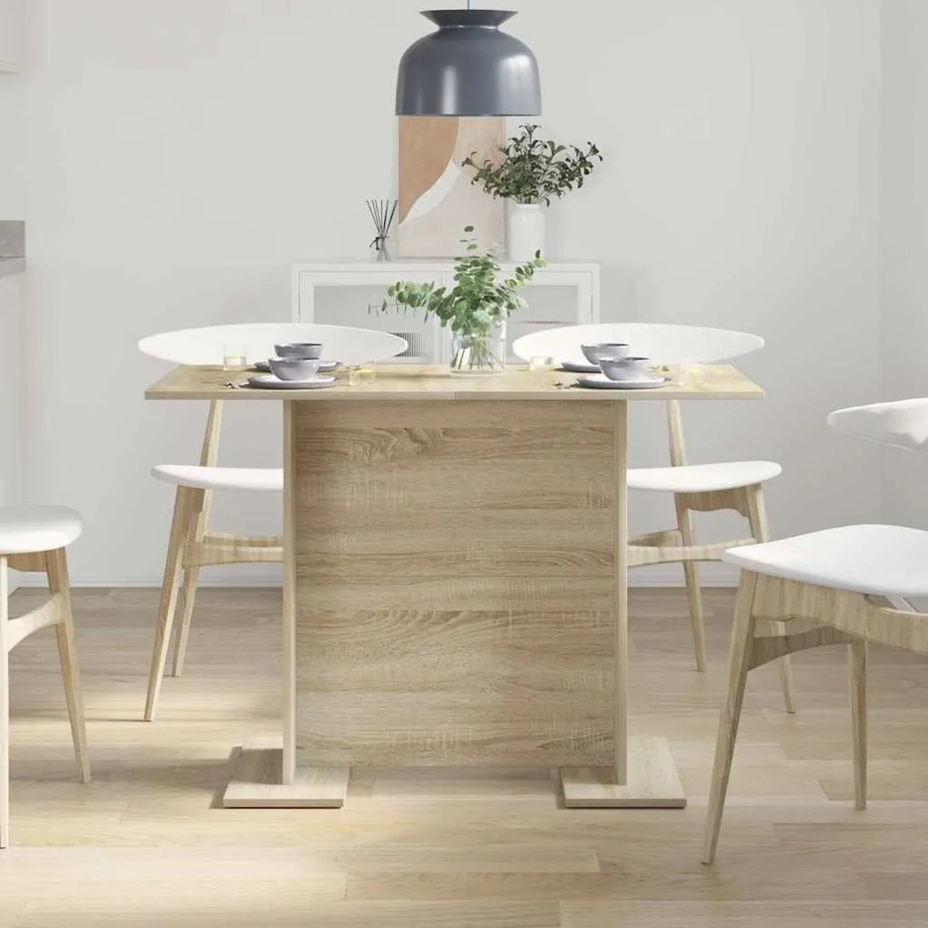 Mesa de Jantar vidaXL Sonoma Carvalho 110x60x75 cm Madeira Engenharia