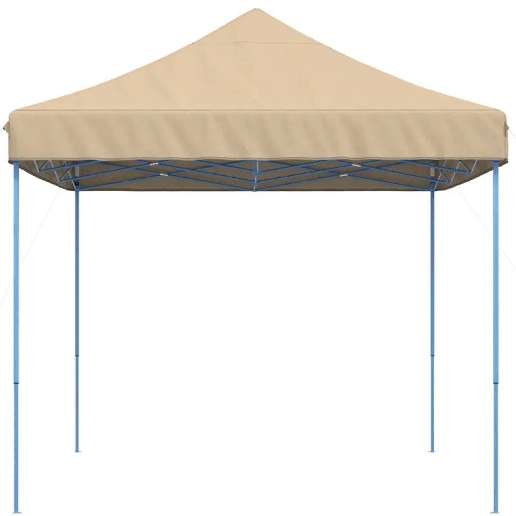 Tenda para festas pop-up dobrável 440x292x315 cm bege