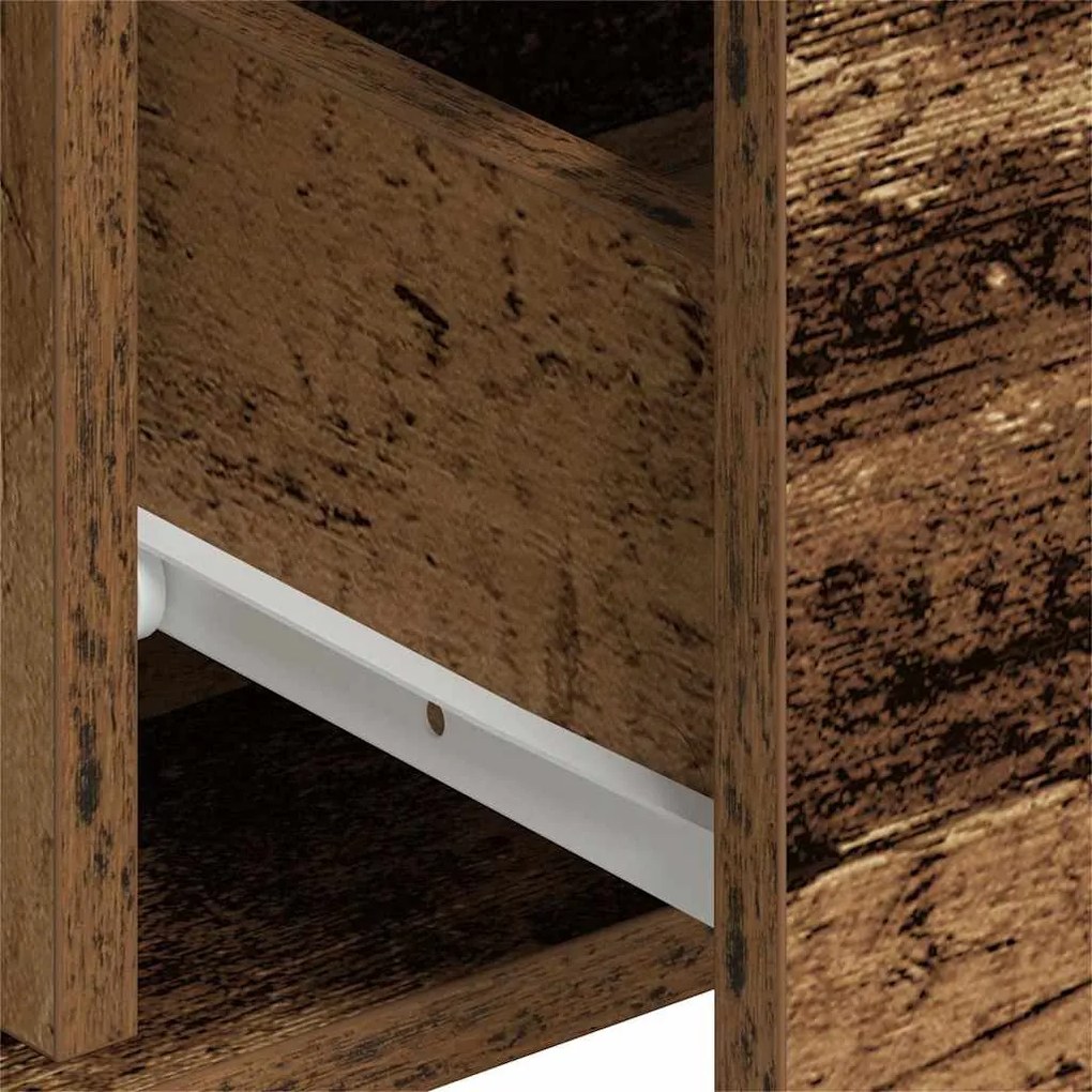 Buffets 2 pcs Madeira Velha 60x31x84 cm Madeira Engenharia
