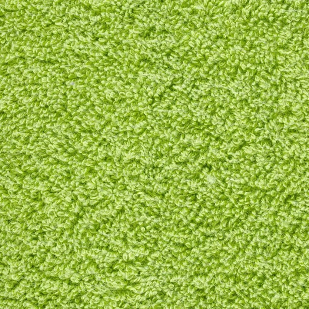 8pcs Conjunto toalhas banho premium SOLUND 600 gsm verde maça