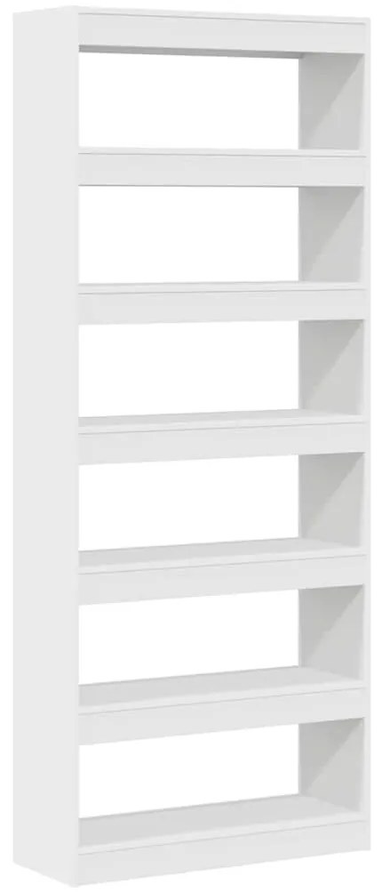 Gabinete de Livros/Divisor de Ambiente Branco 80x30x198 cm