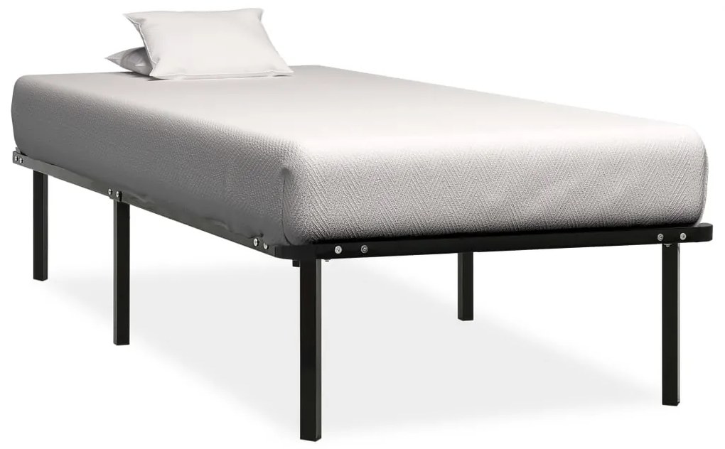 Estrutura de cama 90x200 cm metal preto