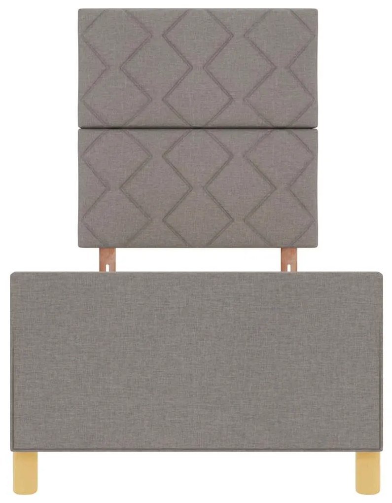 Cama vidaXL Taupe 80x200 cm em Tecido