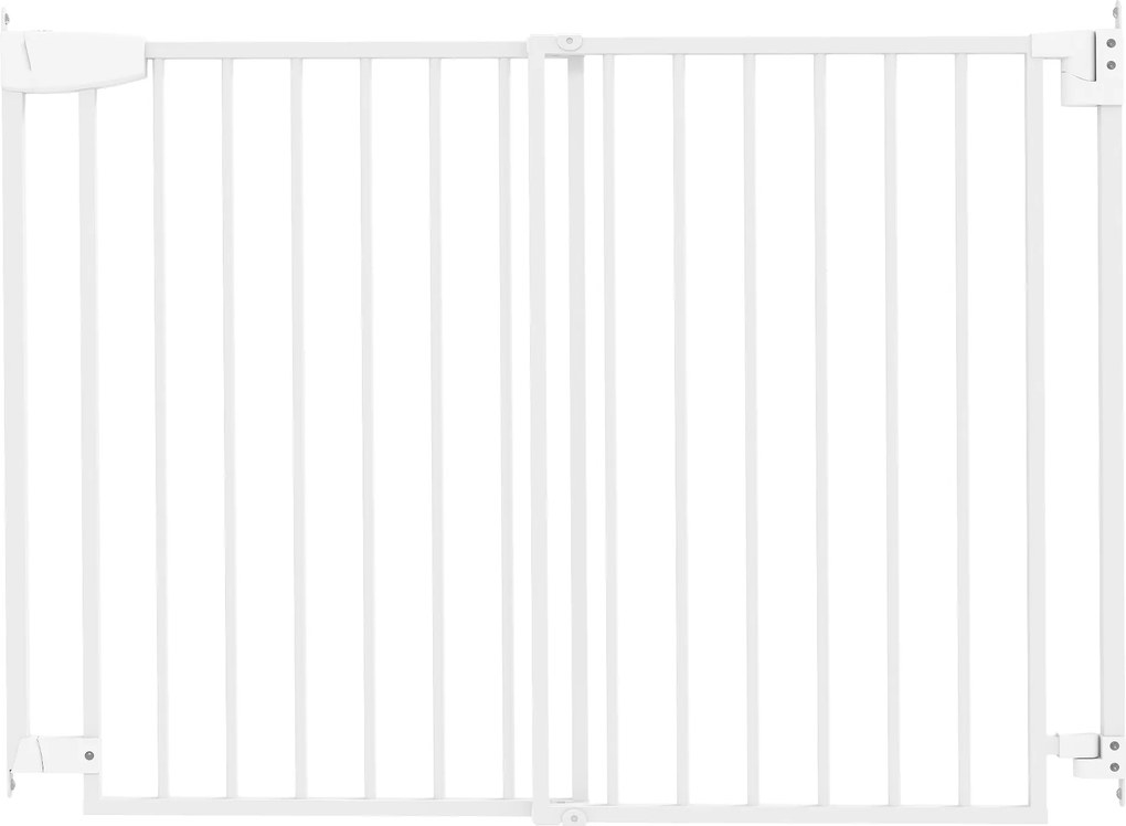 PawHut Barreira de Segurança para Cães e Crianças 72-108,5x76 cm para Porta e Escada, sem Barra Inferior, Fecho Automático | Aosom Portugal
