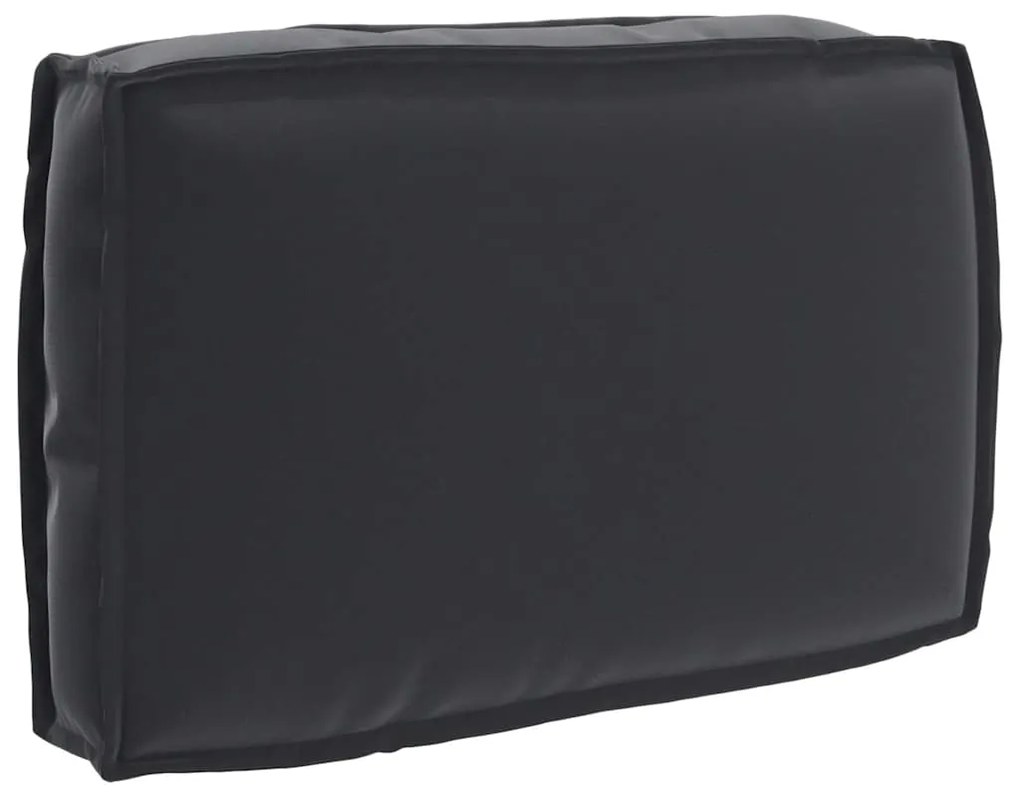 Conjunto de Almofadas de Palete em 2 Peças Preto