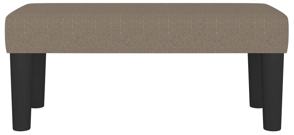 Banco Taupe 70x30x30 cm de Tecido