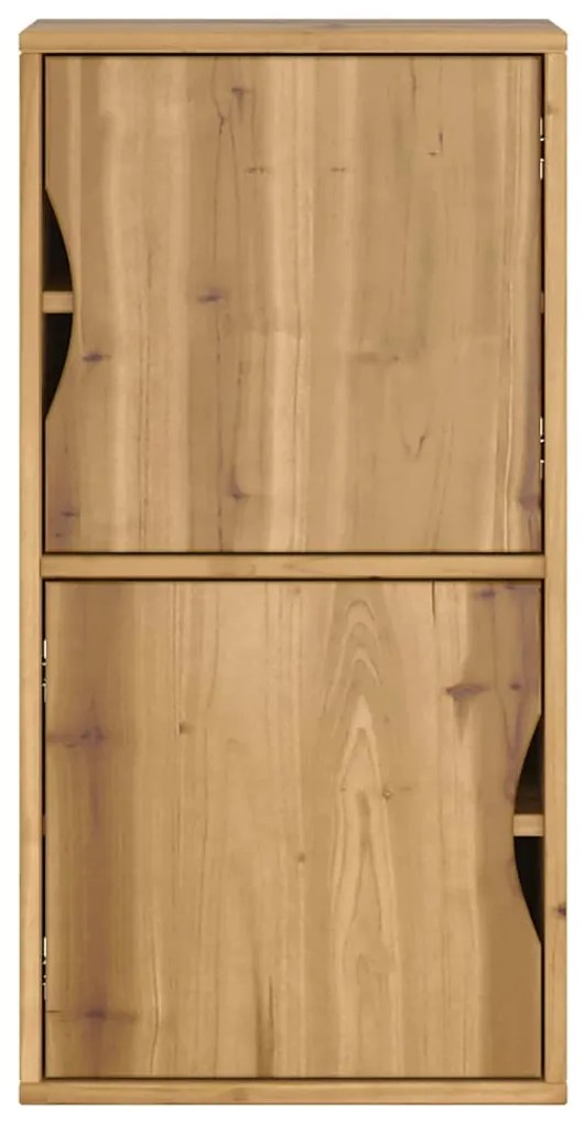 Armário lateral ODDA 40x24x79 cm pinho de madeira maciça