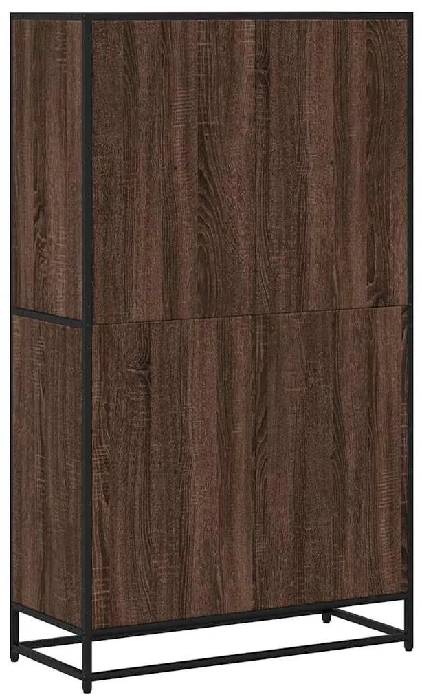 Estante 80,5x35x139 cm derivados de madeira carvalho castanho