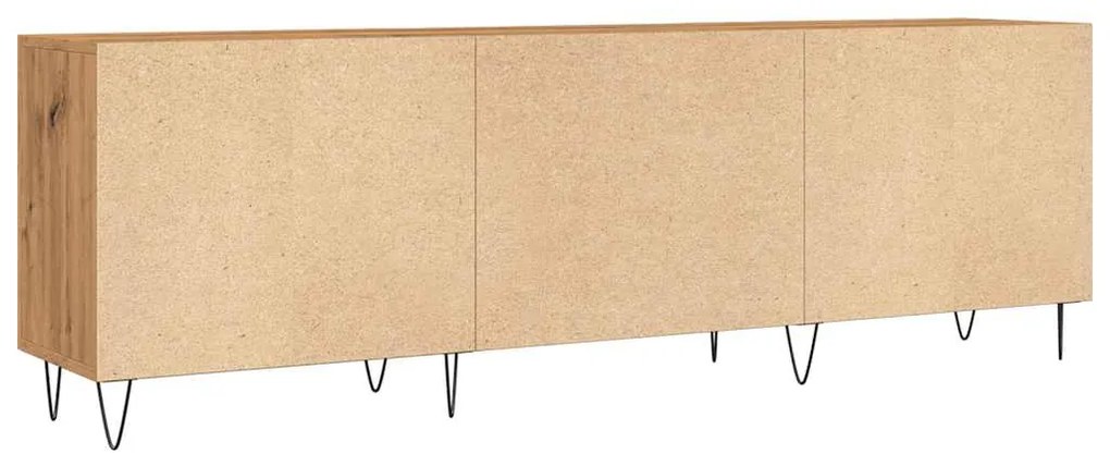 Móvel de TV 150x30x50cm derivados de madeira carvalho artisiano
