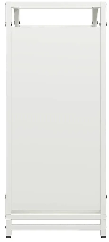 Suporte para lenha 60x28x65 cm aço laminado a frio branco