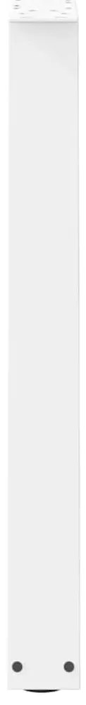 Pés para mesa de jantar em formato de V, 2 peças, branco, 60x(72-73) c
