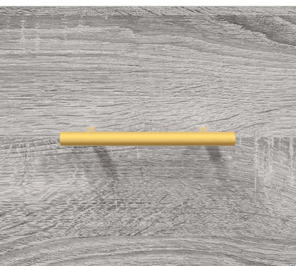 Mesas de centro 2 pcs 50x50x40 cm madeira proc. sonoma cinza