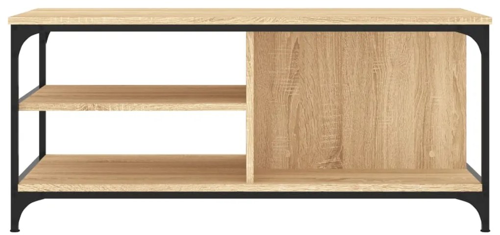 Mesa de centro 100x50x45 cm derivados madeira carvalho sonoma