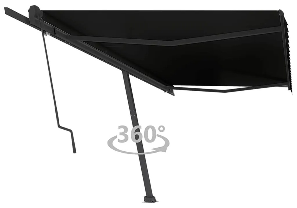 Toldo automático independente 500x350 cm antracite