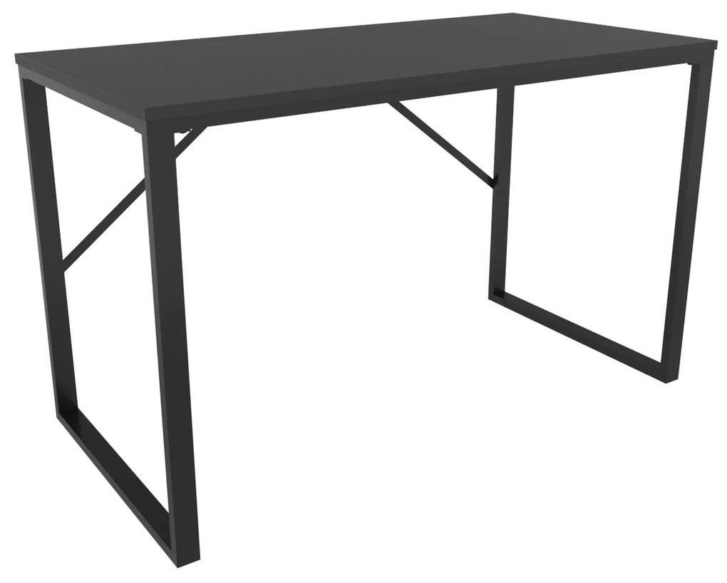 Secretária de Estudo Layton - Preto Antracite - 120x60x74 cm